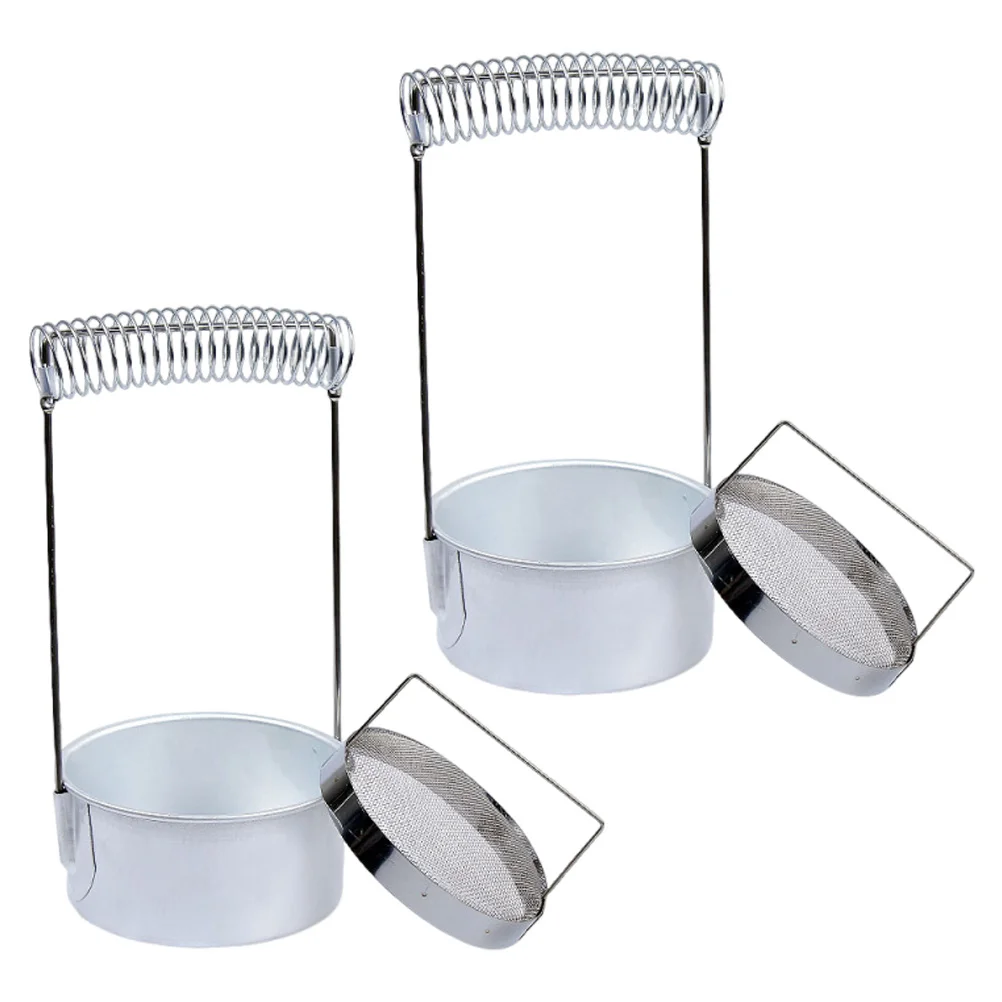 2pcs Stainless Steel Washer Mesh Base Paint Cleaning Drying Rack For Oil Painting Art Supplies Organizer Studio Home Use Brush
