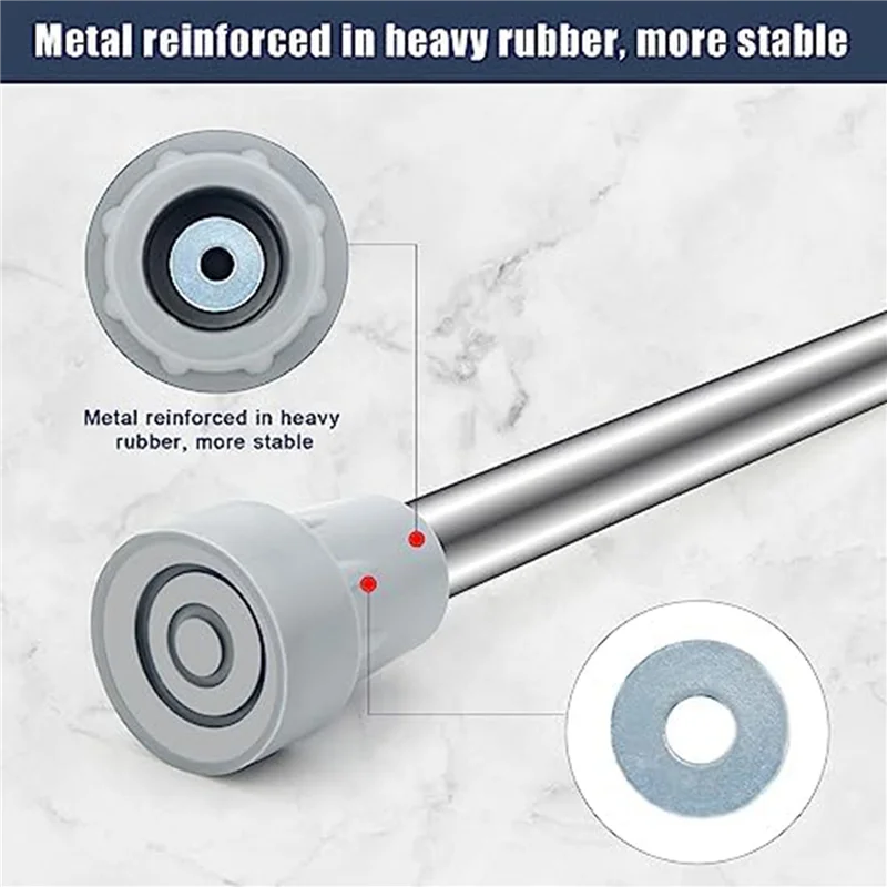 

AB41-Наконечники, сверхпрочные нескользящие резиновые насадки для трости 7/8 дюйма, сменные колпачки для ножек трости, подушечки для костылей, 12 шт.