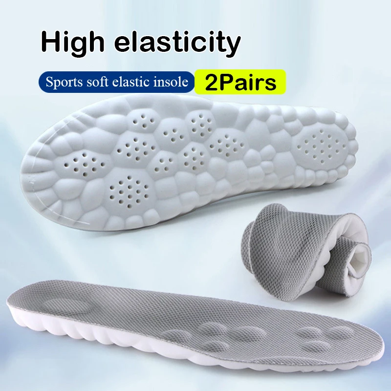 

6pcs Sport Orthopedic Insoles for Feet Men Women Breathable Shock Absorption Shoes Insole for Running Basketball Sport Care Pads
