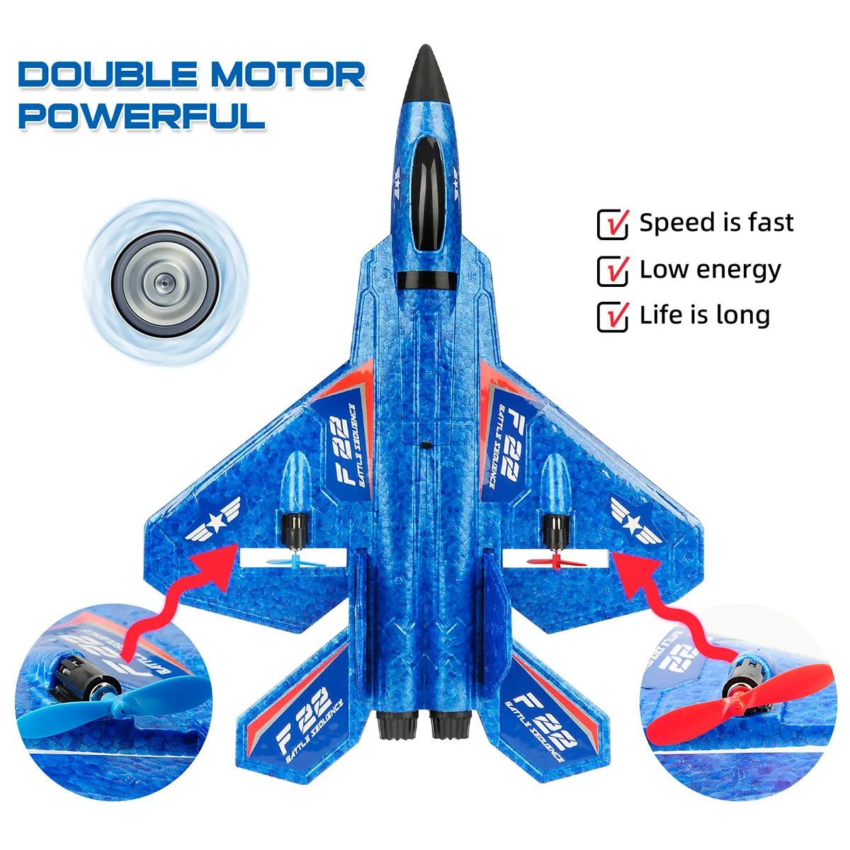 RC Plane F22 Remote control Helicopter Upgrade Rc Airplane Aircraft  Vertical plane foam flying Children Toys