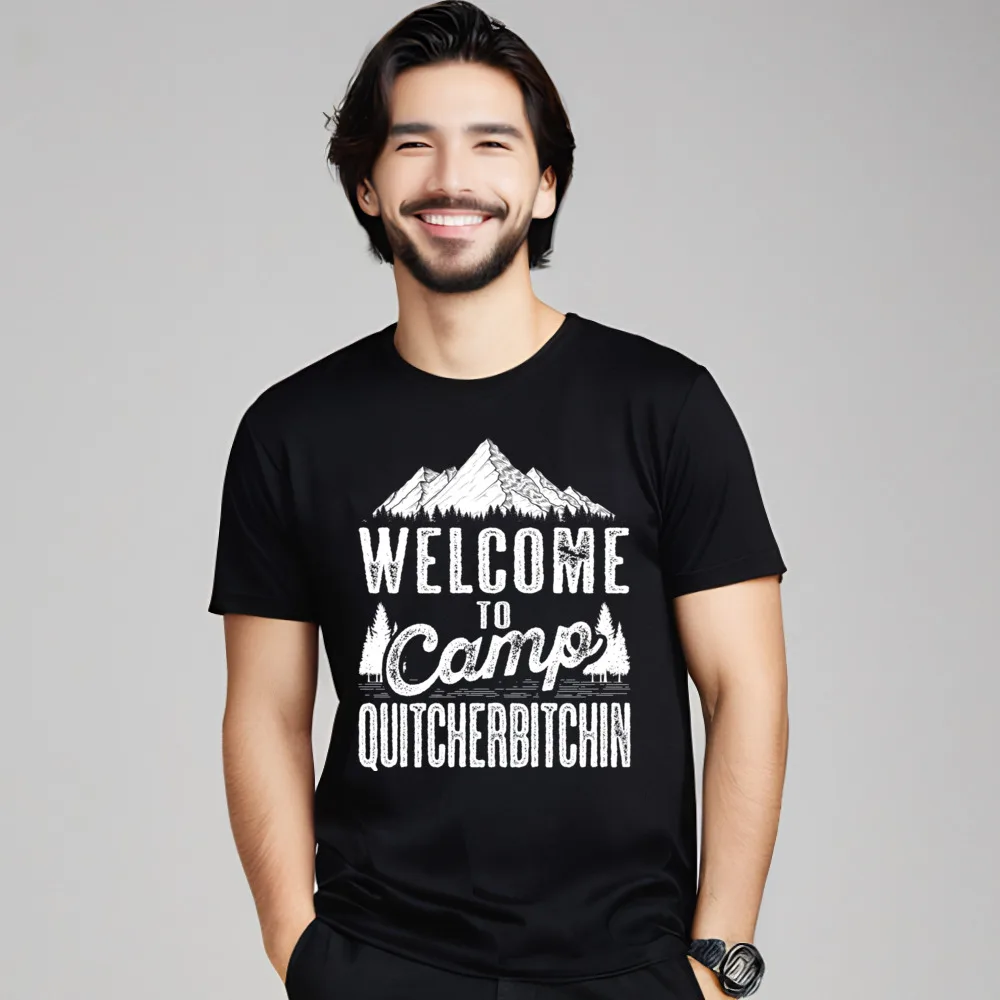 

Special women's T Shirts Sarcastic Camping Shirts With Saying Crazy Tees 100% Cotton Short Sleeve Hip hop Tee-Shirt O-Neck