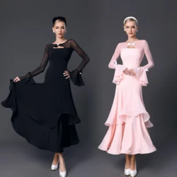 High-end Customized Women Ballroom Dance Competition Dress Prom Waltz Dancing Clothes Standard Dance Performance Stage Costume