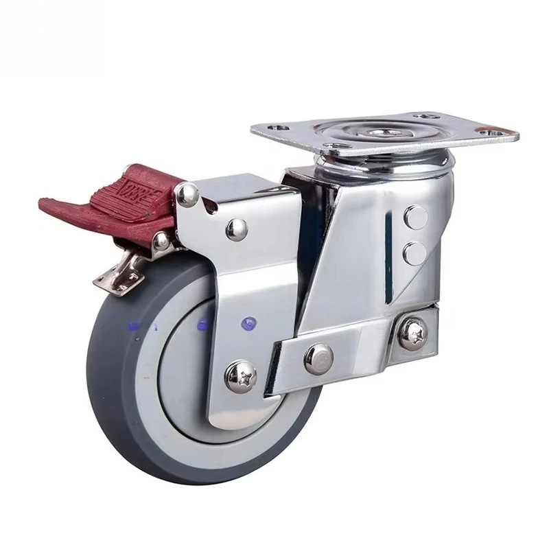 4-Inch casters Industrial casters with spring-loaded casters with shock absorbers