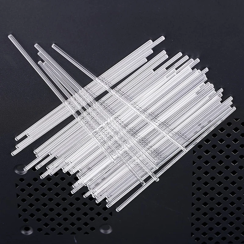 100pcs 10/15/20cm Acrylic Lollipop Sticks Reusable Cake Clear Stick For Making Lollipops Dessert Chocolate Cupcake Toppers