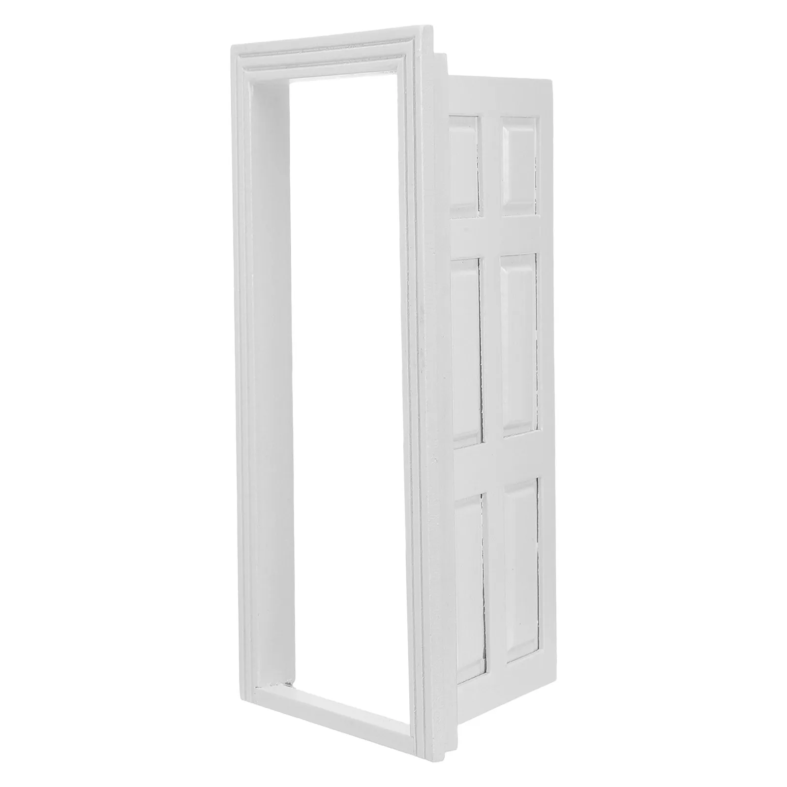 

Точная миниатюрная дверная рама для кукольного домика в масштабе 1:12, белая, неокрашенная, деревянная, для самостоятельной покраски, в викторианском стиле