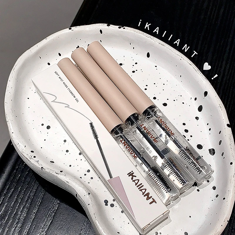 جل تشكيل الحواجب مقاوم للماء ومقاوم للعرق، قلم حواجب ناعم وقابل للمزج