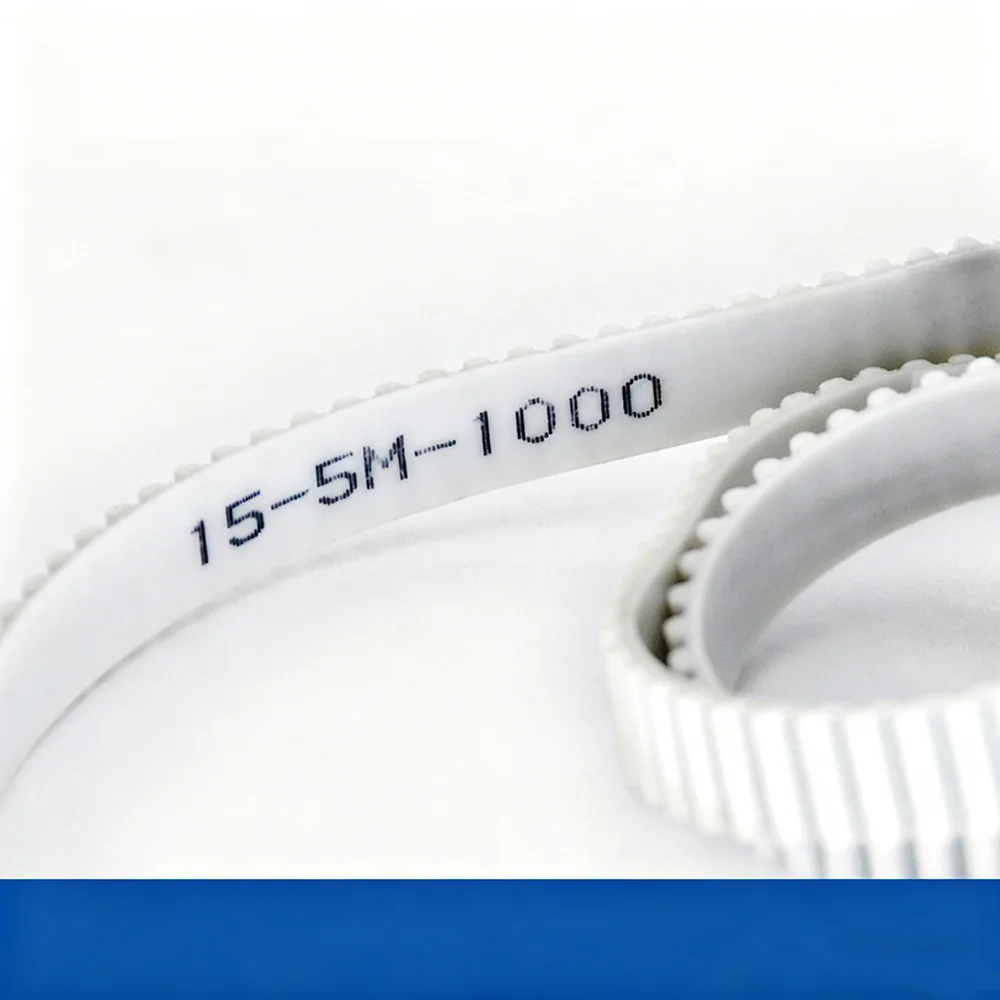 1pc White PU Steel Wire Synchronous Belt HTD3M 471 474 477 480 483 Width 10/15/20/30mm Polyurethane Timing Belt
