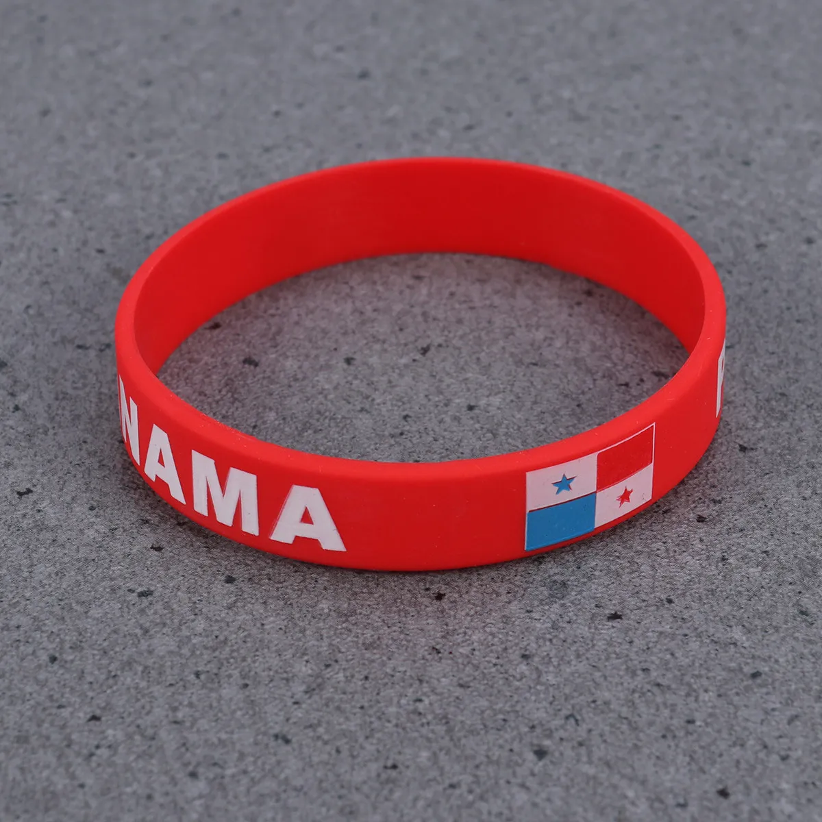 6Pcs Silicone Country Wristbands Size Fits Most for Football Games International Match Cheering Bracelet