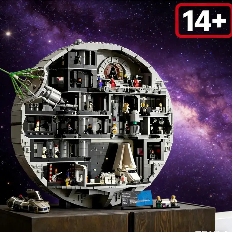 NOUVEAU 9023 pièces Moc Toys 75419 Briques Plus Grand Modèle de Construction Étoile de la Mort UCS à Assembler Cadeaux d'Anniversaire pour Enfants Garçons Adultes