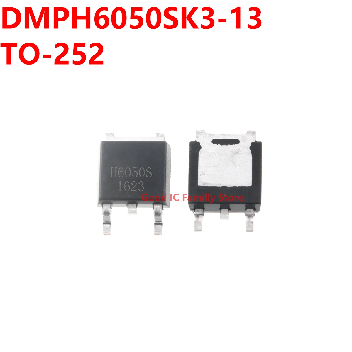 

10PCS DMPH6050SK3-13 TO-252 H6050S