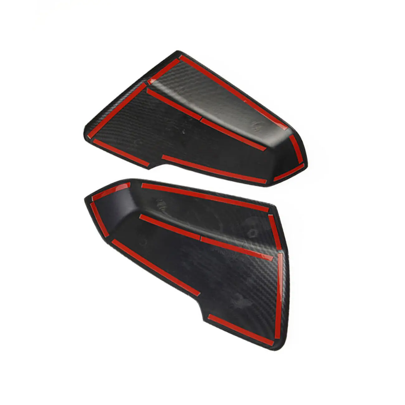 For Chevrolet Traverse 2018 2019 2020 2021 Car Rearview Side Mirror Cover Sticker Wing Cap Exterior Door Case Trim Carbon Fiber