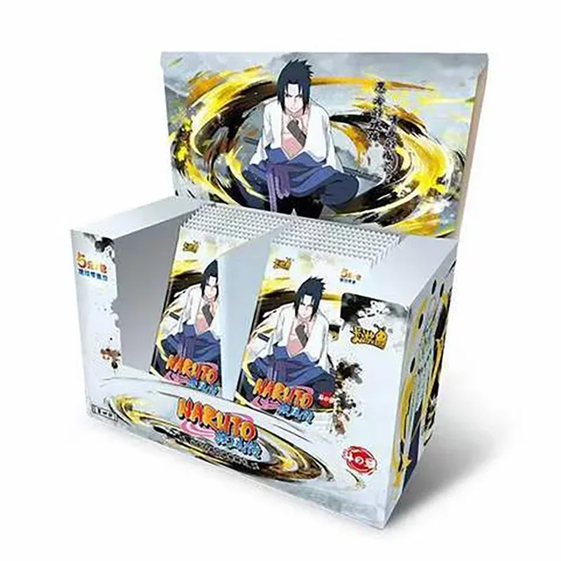 KAYOU-Cartas coleccionables de Naruto para niños, vórtice, Anime, fiesta, juguetes de juego, colección de álbumes, regalo para niños, cajas de