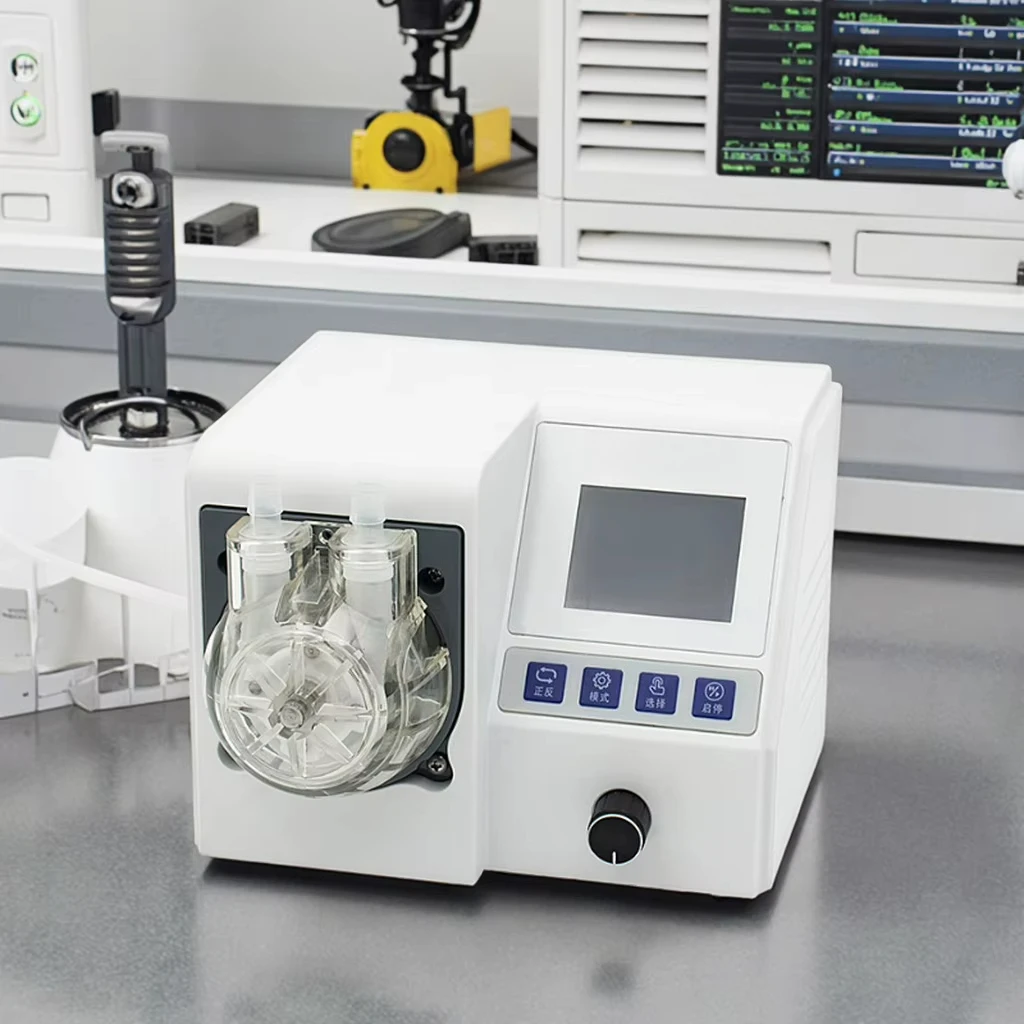 Multifunctional large flow rate 0~ 500ml/Min adjustable speed DC stepper motor laboratory medical peristaltic pump