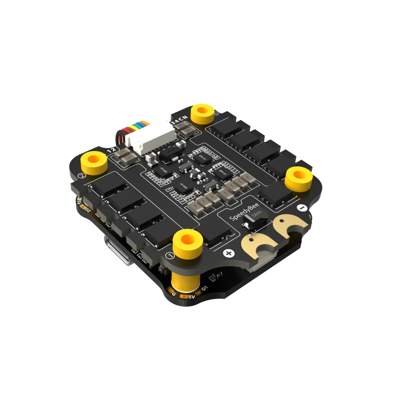 SpeedyBee F405 V3 50A Stack 3 ~ 6S Lipo 30x30mm FC & ESC controlador de vuelo Bluetooth blheli 50A 4 en 1 ESC para FPV Freestyle Drone