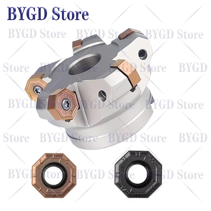SOF SOF45 45 Grad achteckiger doppelseitiger Schneidkopf ONMU ONMU0505 ONMU0806 Einsatz für FMB FMB22 FMB27 Werkzeughalter – Detail 5