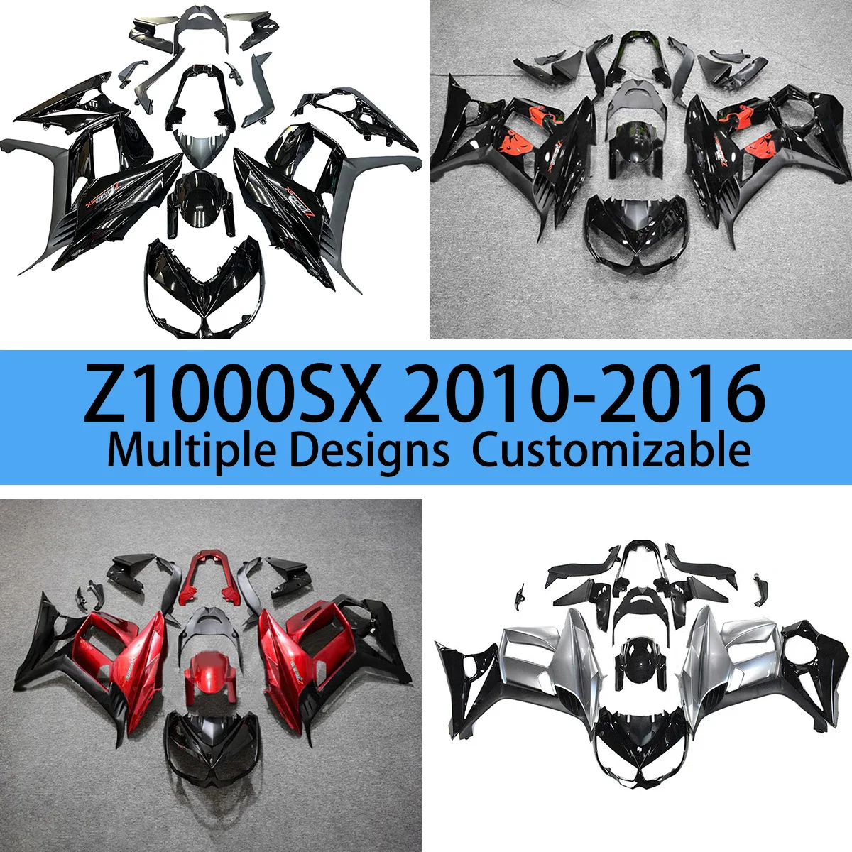 Motorcycle Bodywork Fairings Z 1000SX 2010 2011 2012 2013 2014 2015 2016 Hot Style Fairing Kit for KAWASAKI Z 1000SX 10-16