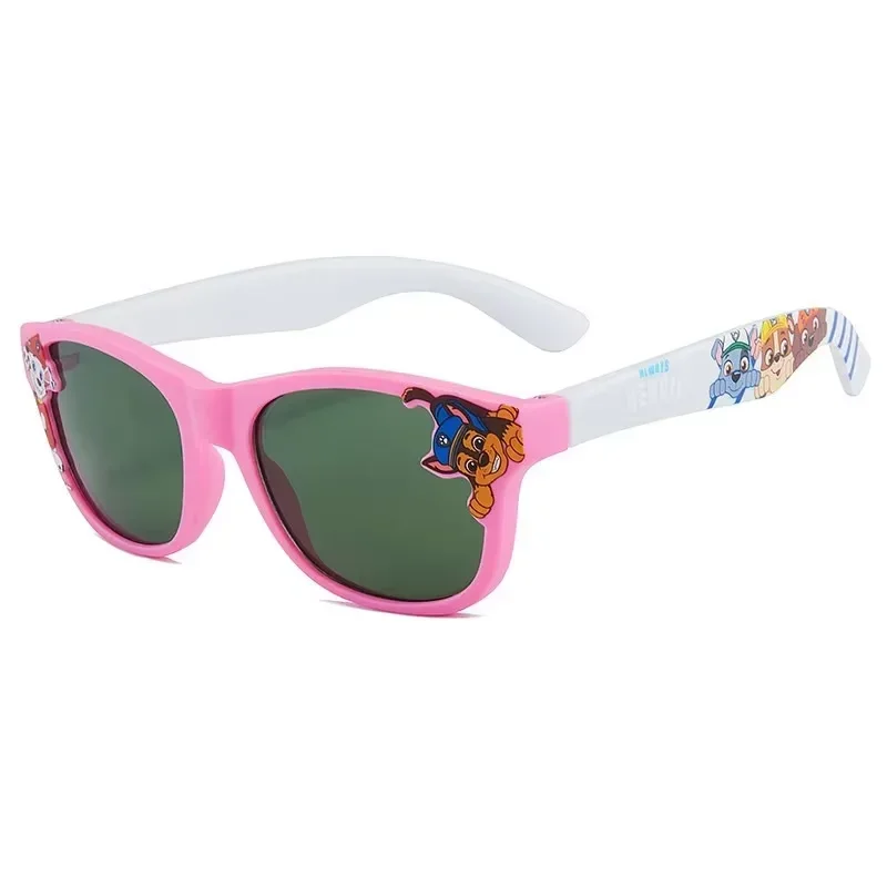 Paw Patrol Chase Rubble Kids Eyewear Light Tinted UV Protection Eye Glasses Cartoon Silicone Flexible Outdoor Summer Cosplay view 6