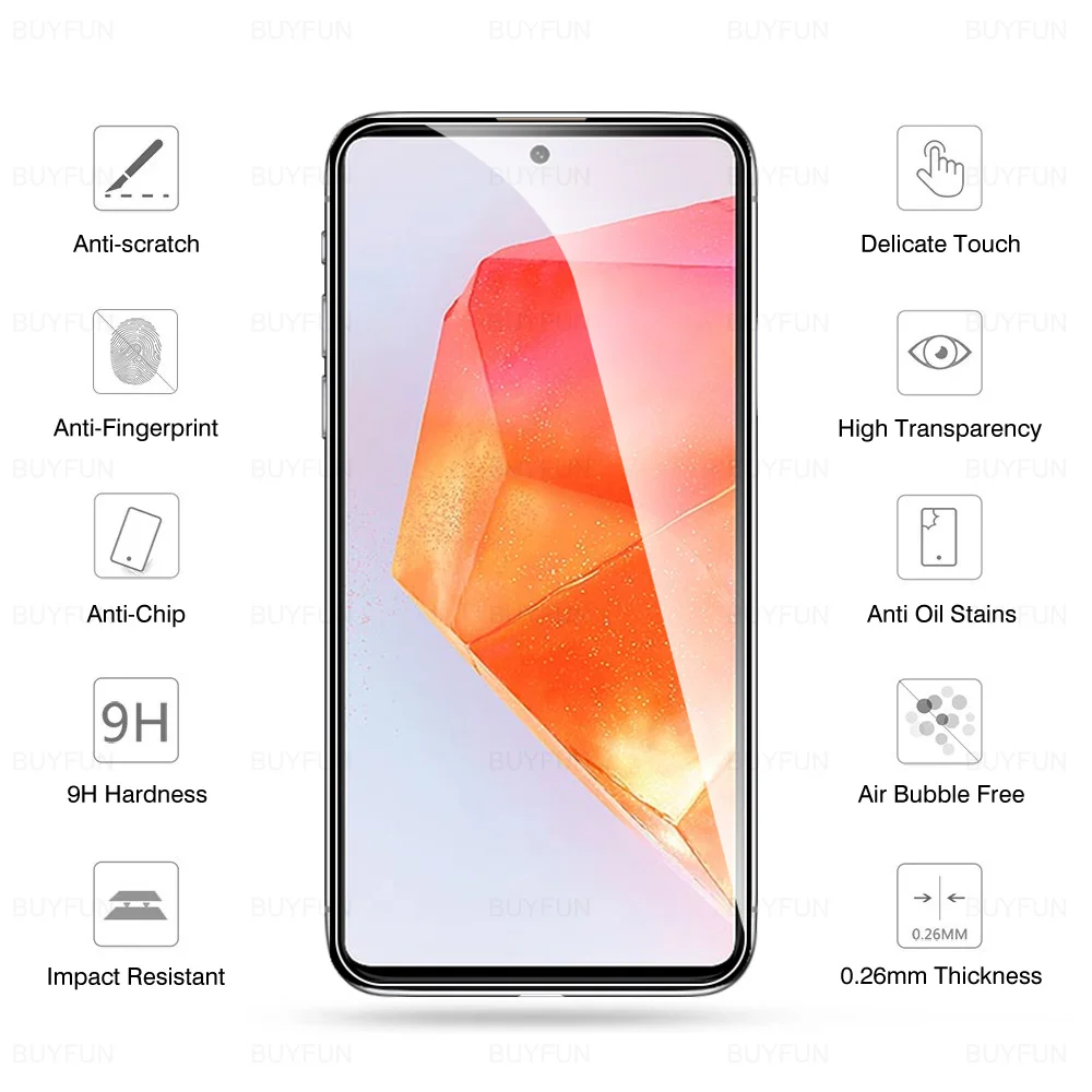 Screen Protector For Samsung Galaxy C55 5G Tempered Glass Film For SamsungC55 GalaxyC 55 C 55 6.7