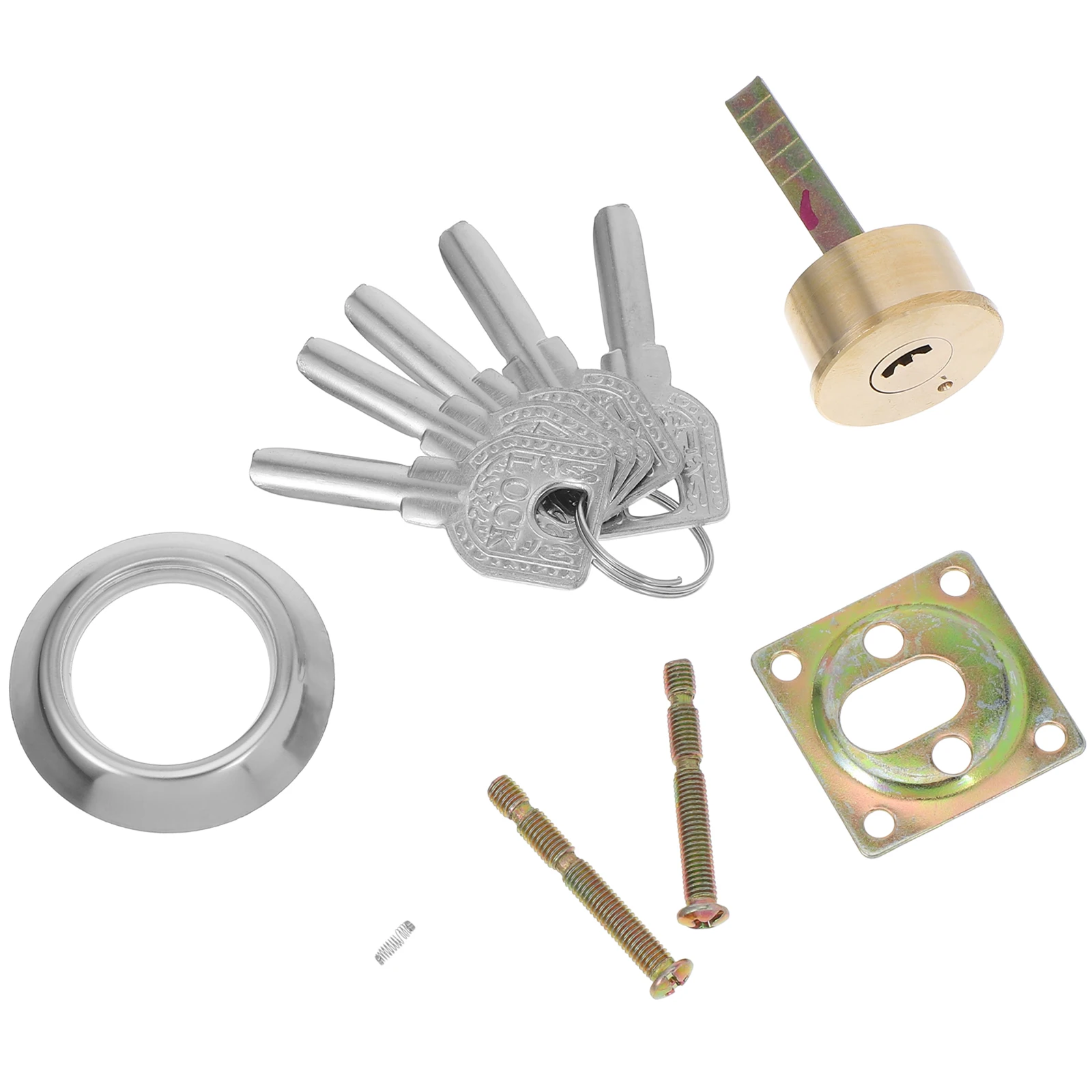 

Universal Security Door Lock Copper for Exterior Fire Door Replacement Household Lock Security Locks