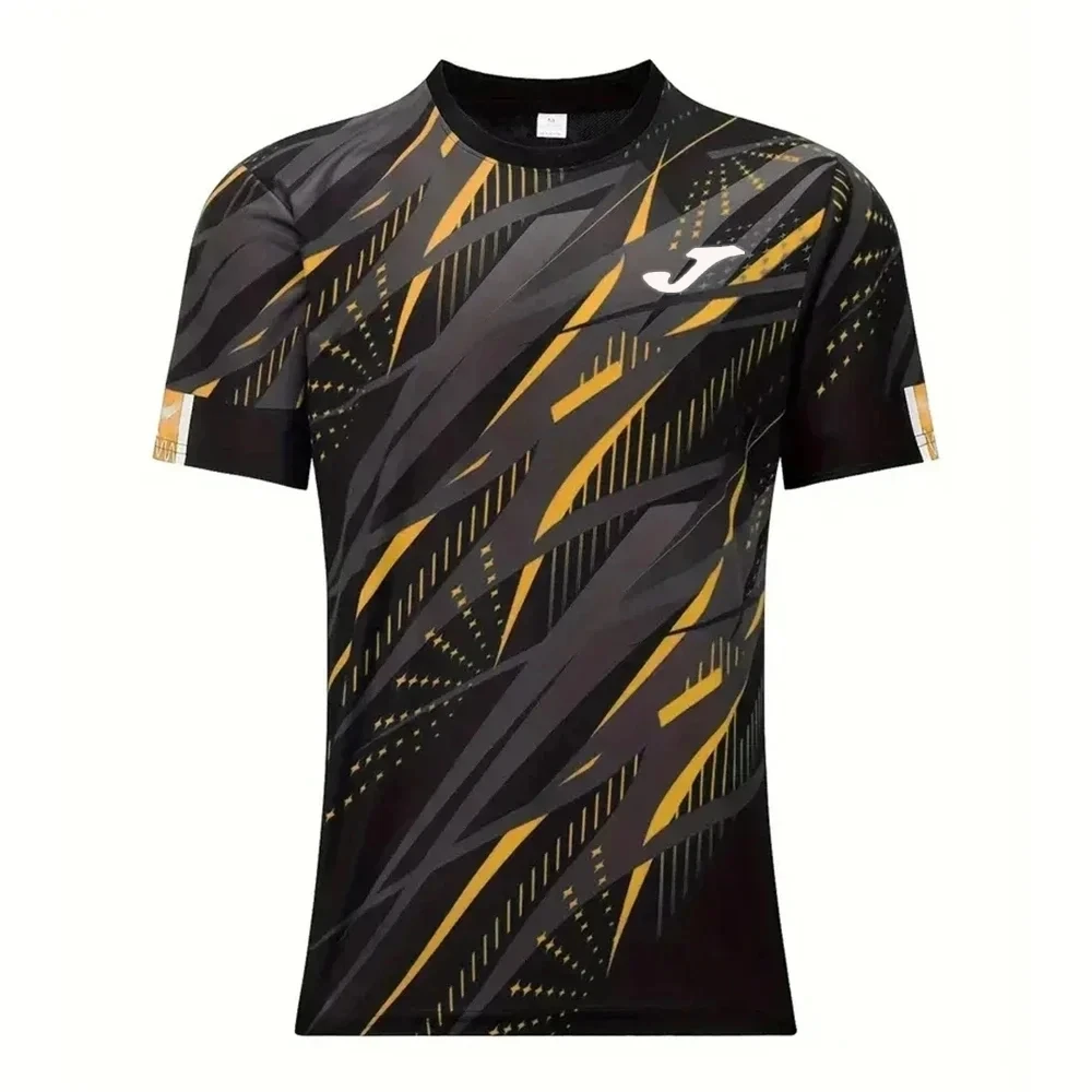 JOMA Camiseta deportiva 3D de verano para hombre, camiseta deportiva informal para Fitness, camiseta transpirable de secado rápido para correr, camiseta de manga corta para exteriores