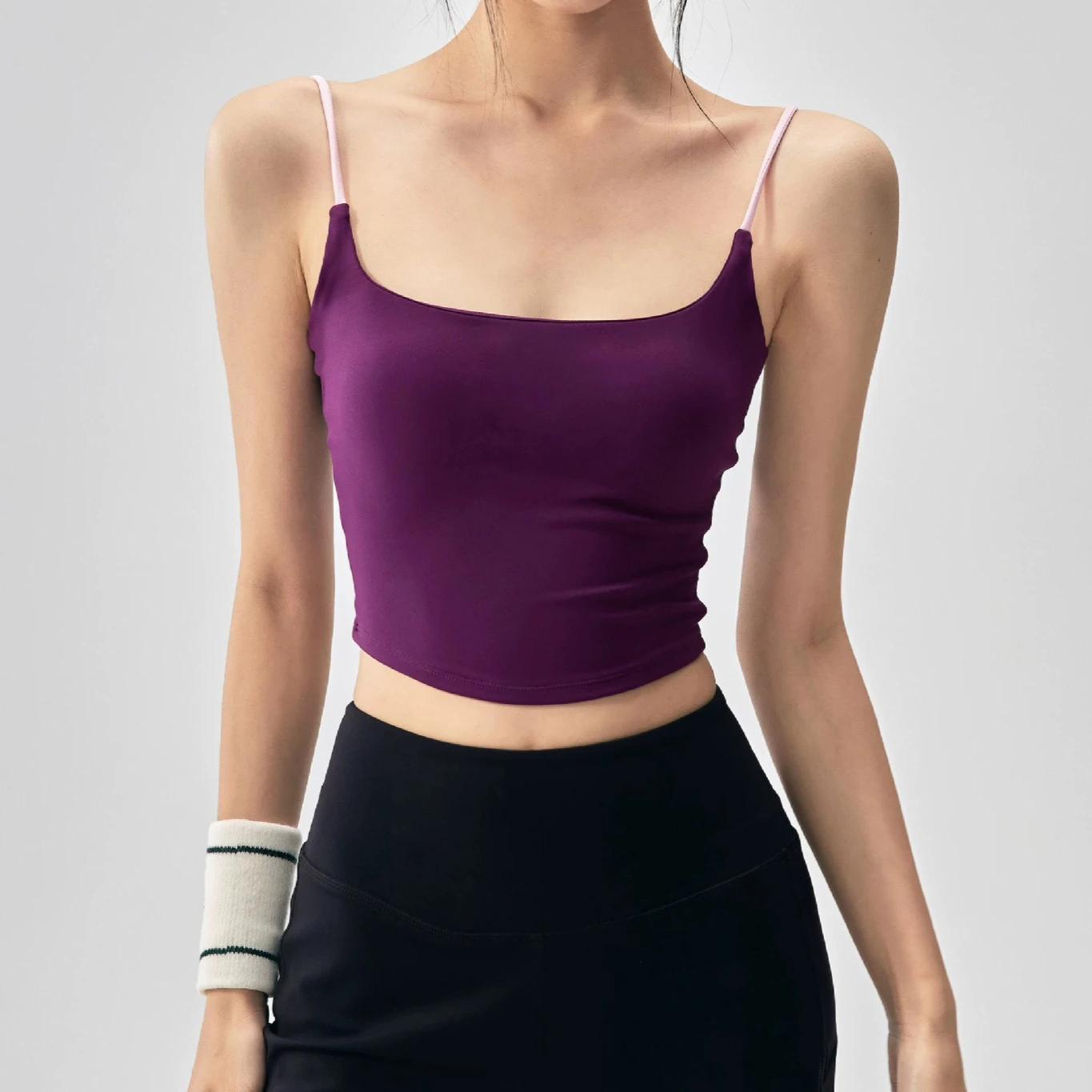 

Женский сексуальный спортивный жилет для йоги с открытой спиной, цельная чашка с фиксированной чашкой, контрастные подтяжки, красивая спина, фитнес-бюстгальтер для активного ношения