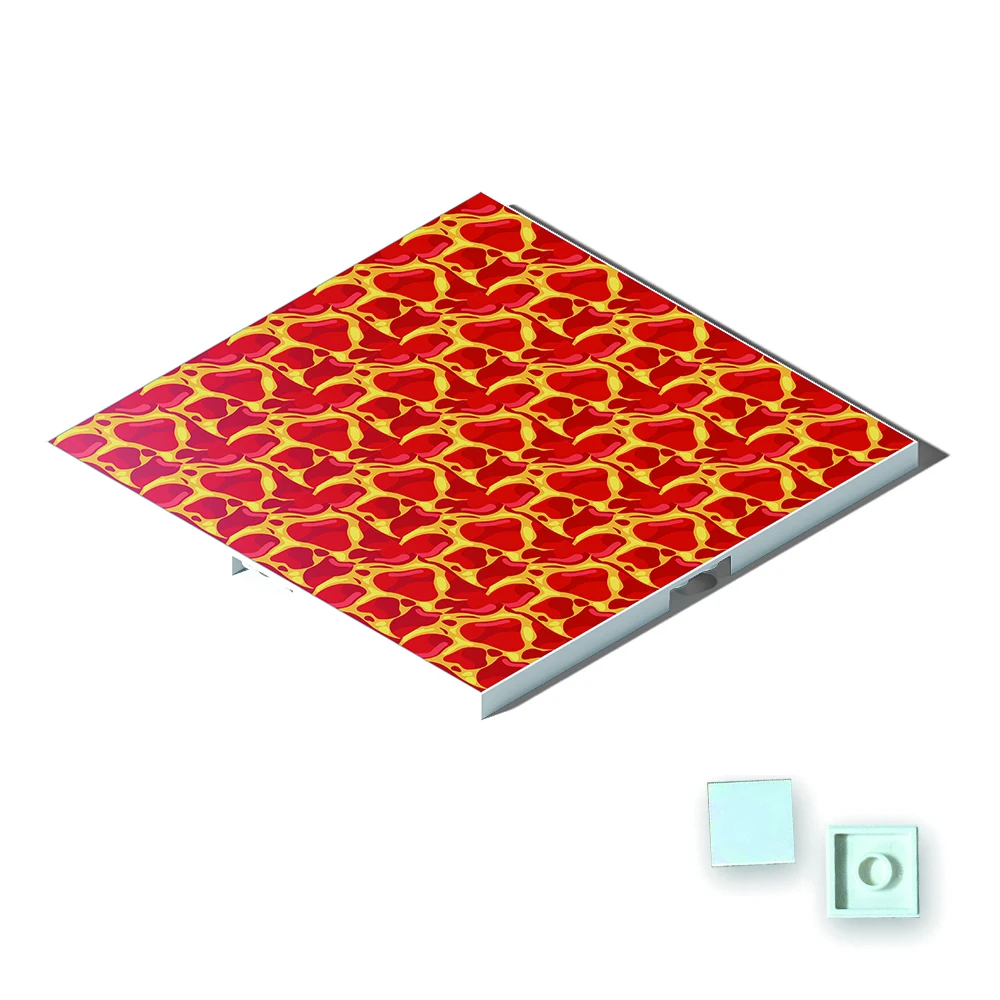 Ensemble de suppléments de sol de plaque de base magnétique colorée, jouet de scène de jeu de construction du monde magnétique bricolage, cadeau parfait pour les amoureux des jeux garçons