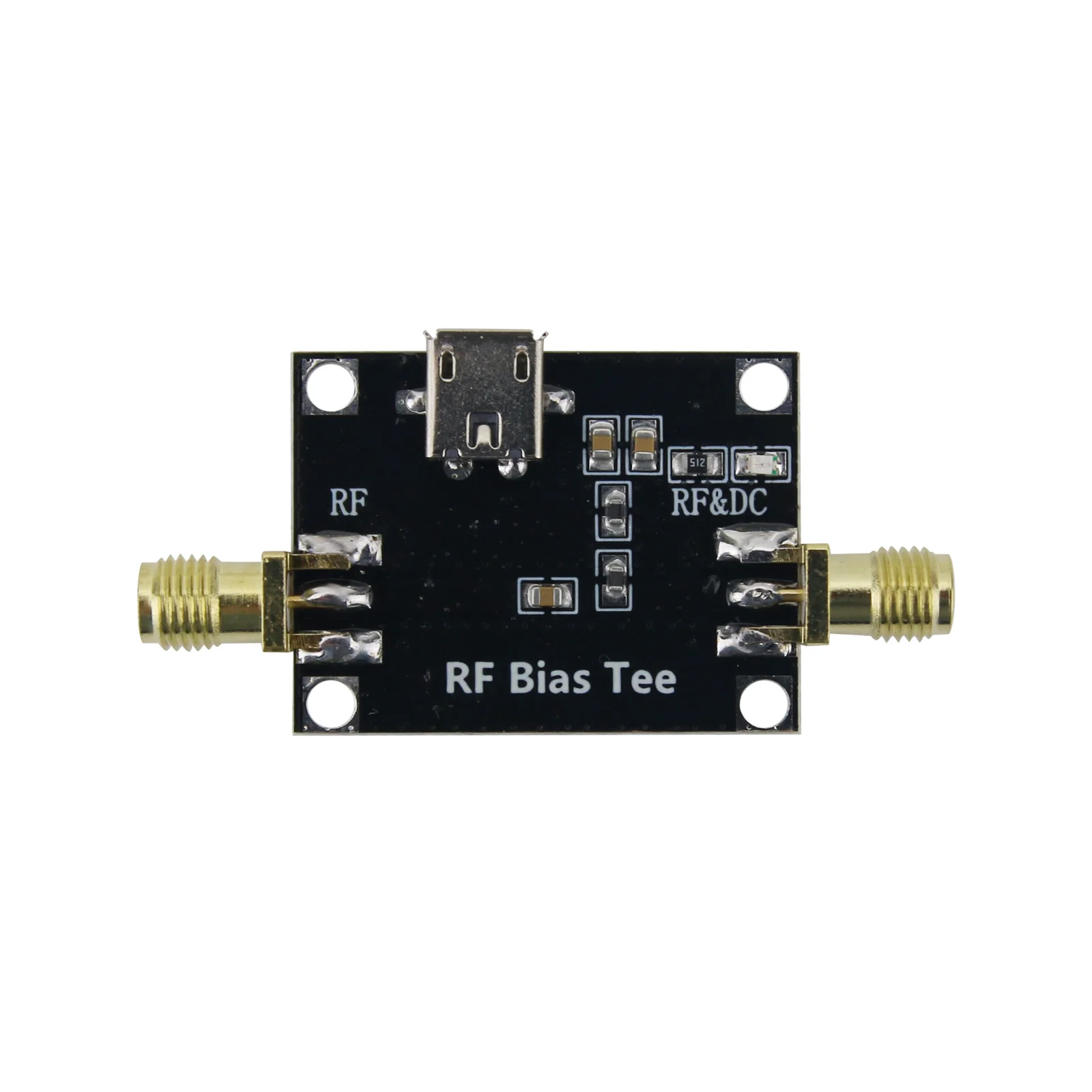 ADS-B 1090MHz Active Antenna DC5V Bias Tee Power Supply 23.15dBi High Gain RF Receiving Antenna with SMA Female Connector