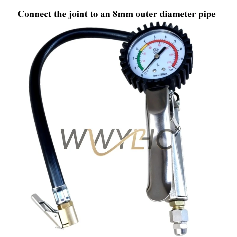 

Подходит для машины для снятия шин, манометра для шин Daiyouite Firehawk, надувного пистолета, воздушного счетчика, горизонтального пневматического пистолета.