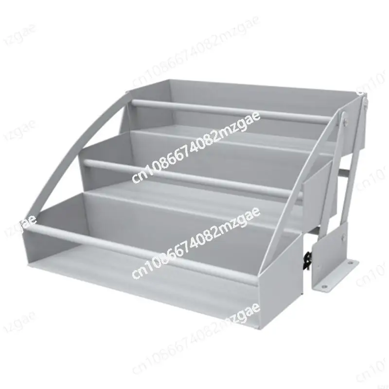 Convenient kitchen hanging cabinet lifting basket, small-sized seasoning rack, wall cabinet, pull-down storage rack
