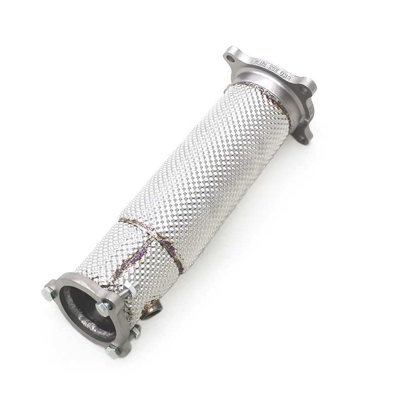 

Automobile Exhaust System SS304 Downpipe Header For Audi A6 A7 C7 2.0T 2012-2018 Exhaust Header Manifold Down Pipe