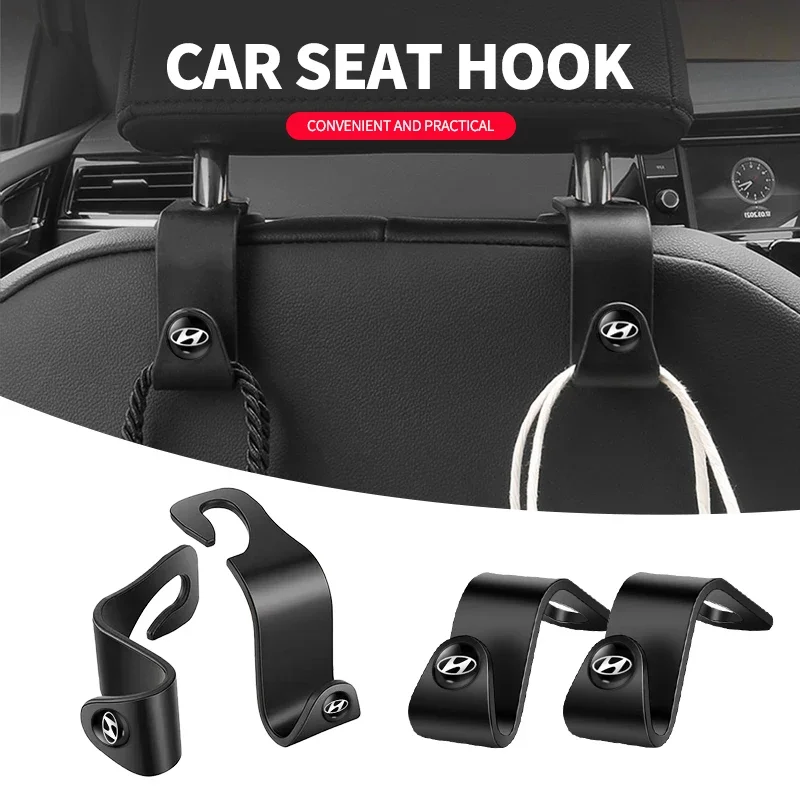 

Car Seat Headrest Hook Auto Rearseat Hanger Accessories For Hyundai Palisade Bayon Tucson Inster NEXO Creta i30 i20 i10 Grandeur