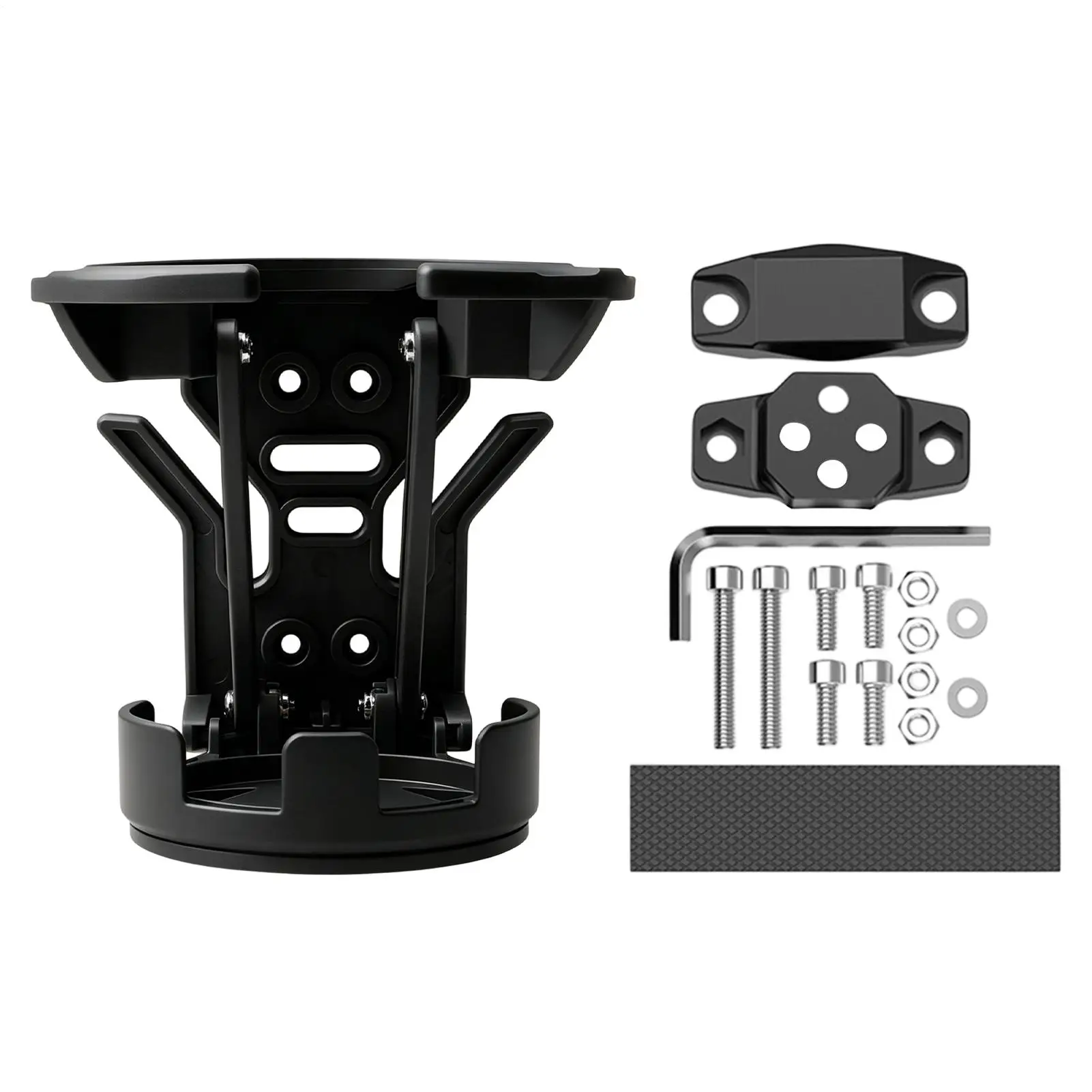 Cup Holder Motorcycle Ergonomic Foldable 360 Degree Rotating Motorcycle Handlebar Can Holder For Water Bottles Cans Beverage