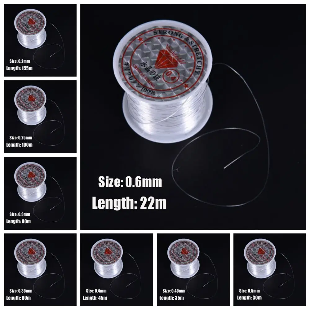Strong Crystal Fishing Lines 0.2mm 0.25mm 0.3mm 0.35mm 0.4mm 0.45mm 0.5mm 0.6mm Nylon Fishing Lines Thread Monofilament Wire