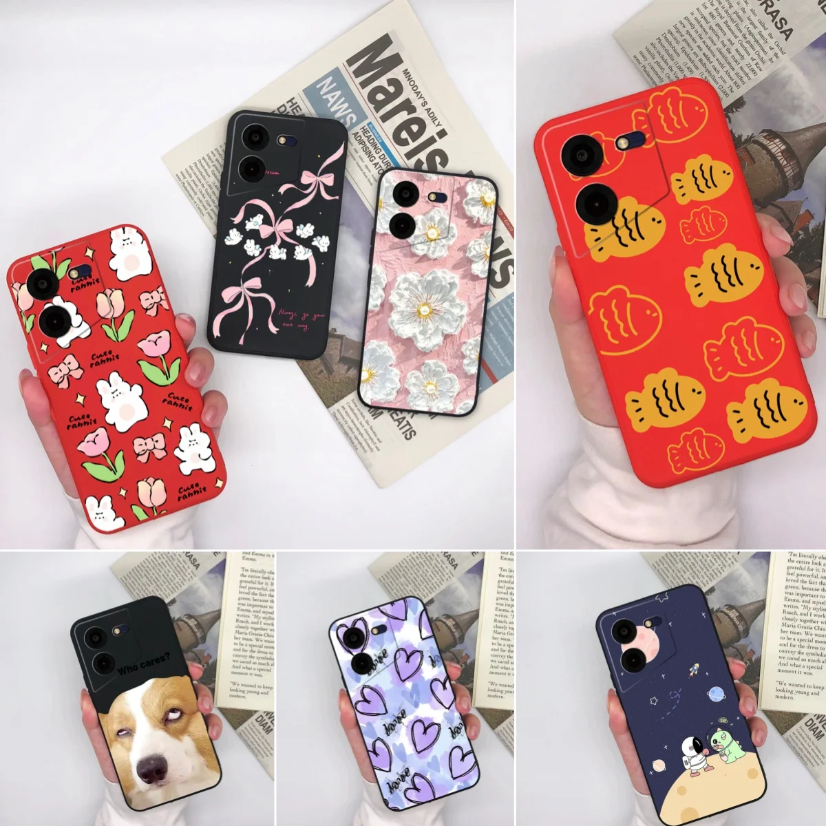 Cases For Tecno Pova 5 Pova 5 Pro Beautiful Flower Fish Matte Protective Durable Non-slip Soft Bumper For tecno pova 5 pro Coque