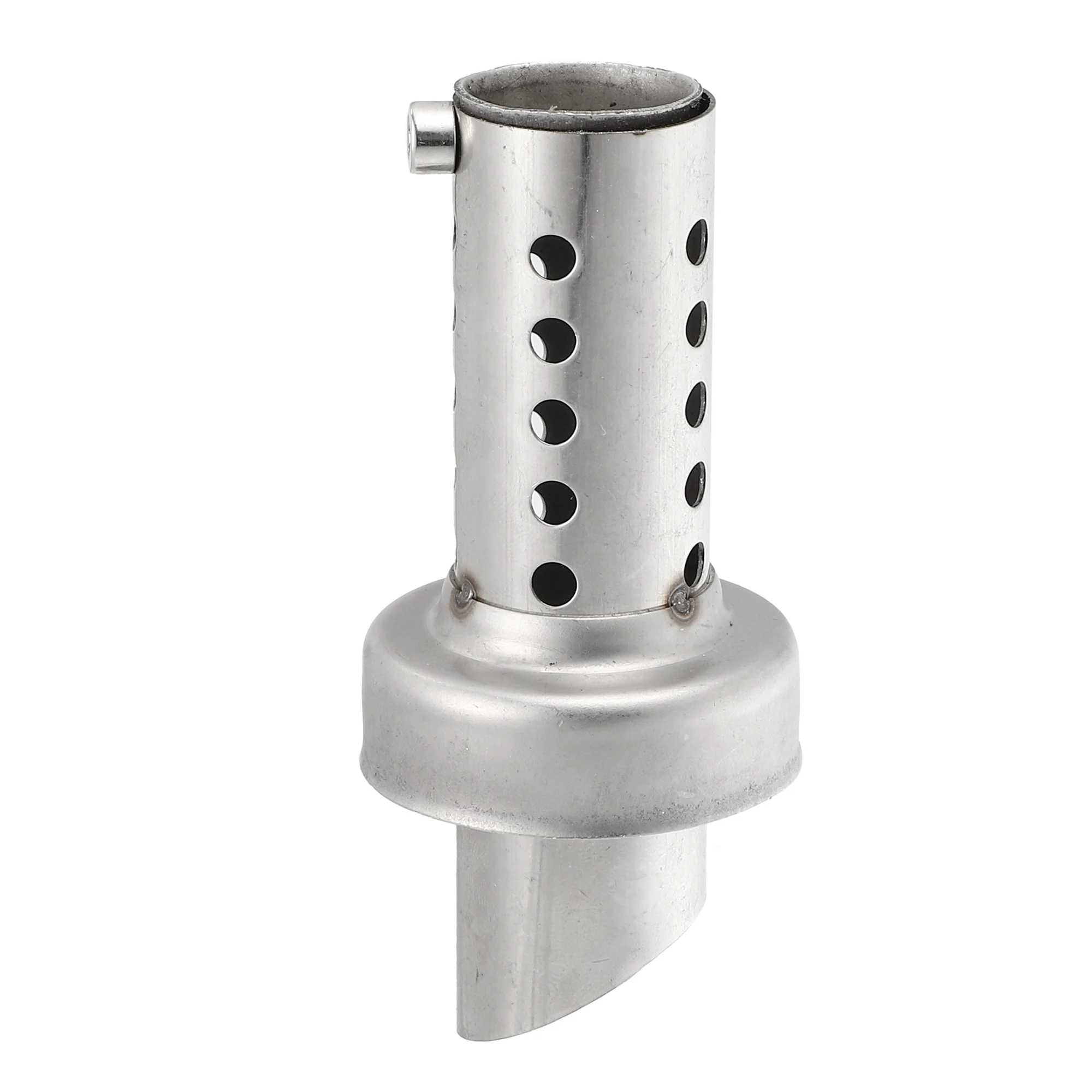 Motoforti Hexagonal Universal Motorcycle Exhaust Pipe Baffle Muffler Pipe Baffle Silver Tone - Image 4