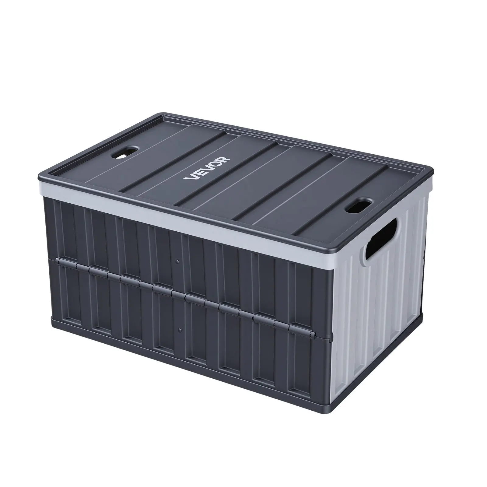 Plastic Collapsible Storage Bins With Lids, 65L 3 Packs, St…