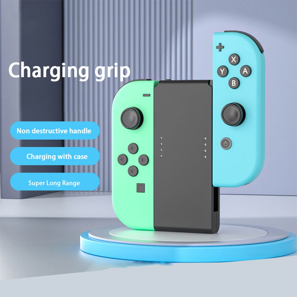 For Switch Joycon Charging Grip Stand with LED Charging Indicator Tpye-C Charging Station for Nintendo Switch Gaming Controller