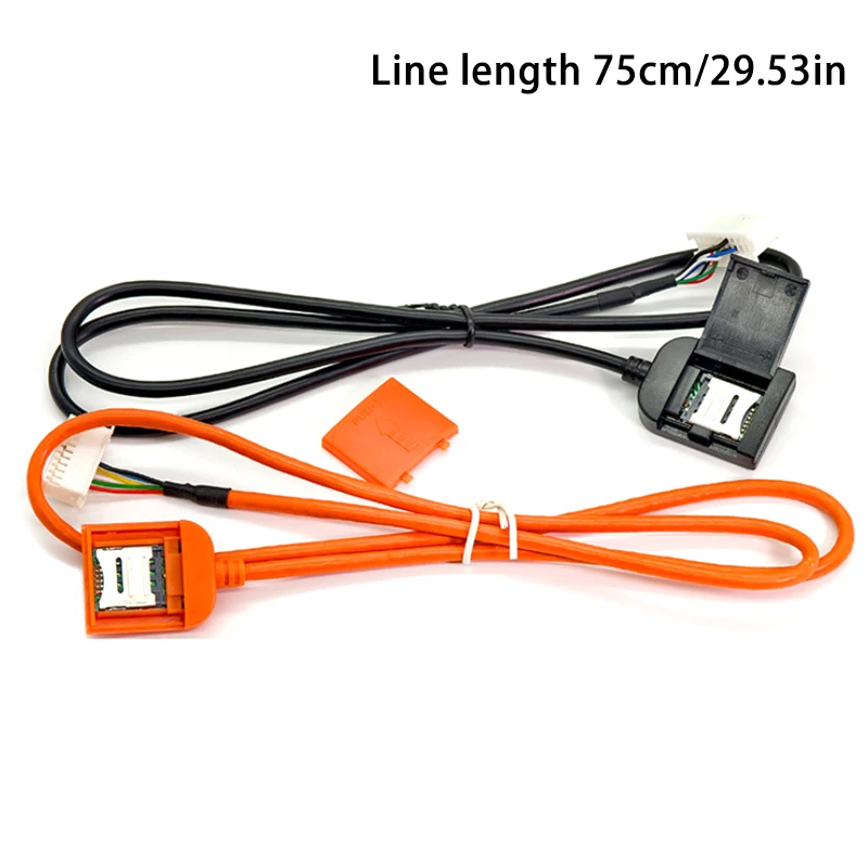 Sim Card Slot Adapter For Android Radio Multimedia Gps 4G 20pin Cable Connector Car Accsesories Wires Replancement Part