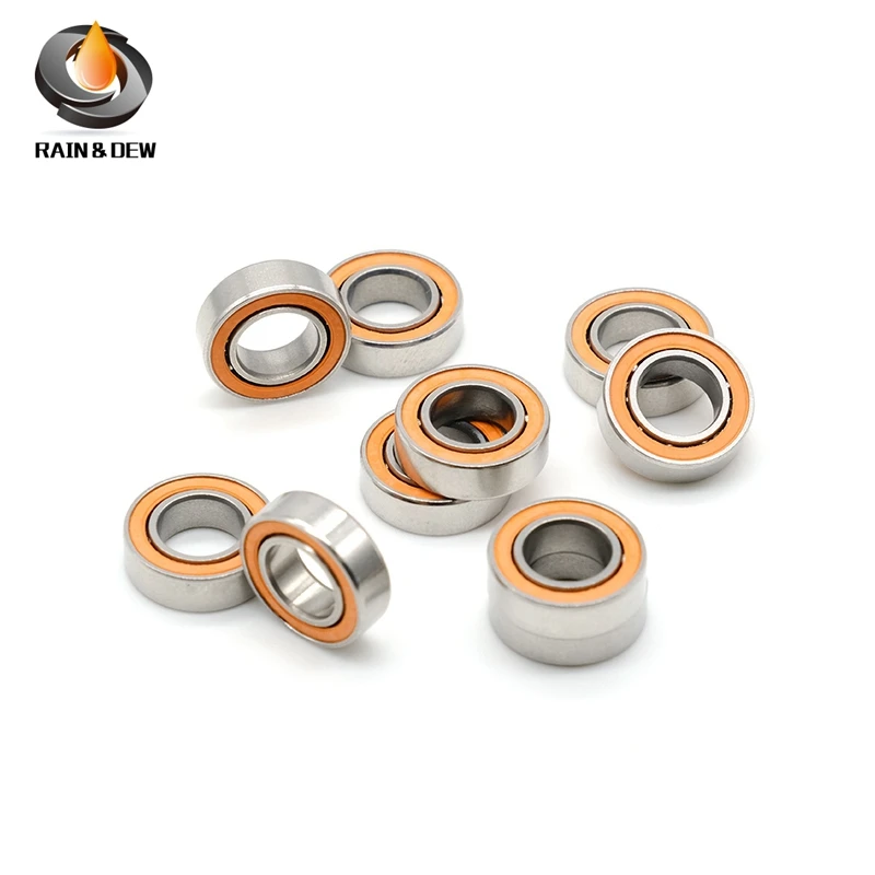 Stainless Steel Hybrid Ceramic Ball Bearing SMR137RS CB 7x13x4 mm ABEC-7 10PCS Brings MR137 SMR137 RS 2RS