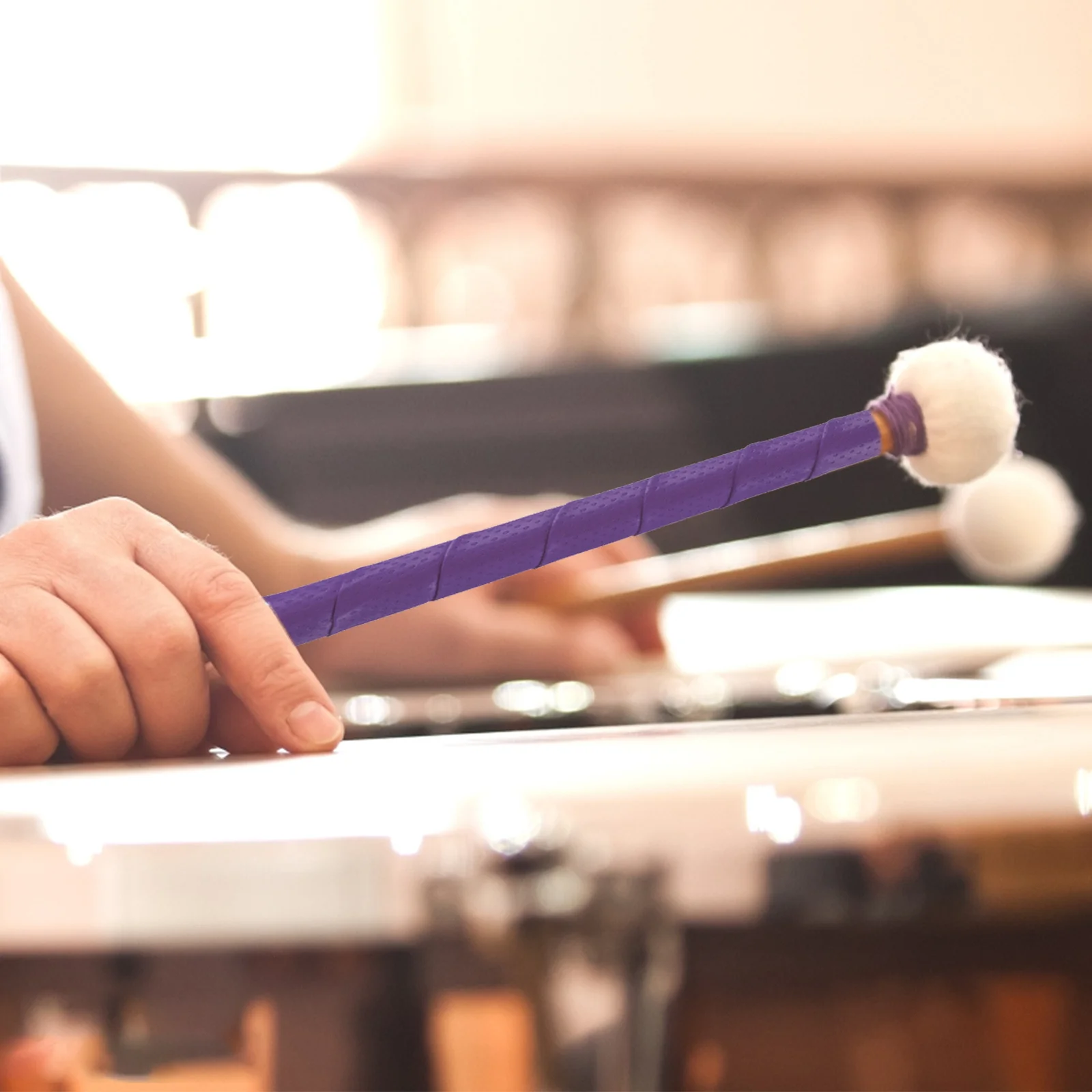 2 шт., нескользящие ленты для барабанных палочек, впитывающие пот обертывания для барабанной установки, амортизирующие аксессуары для барабанных палочек