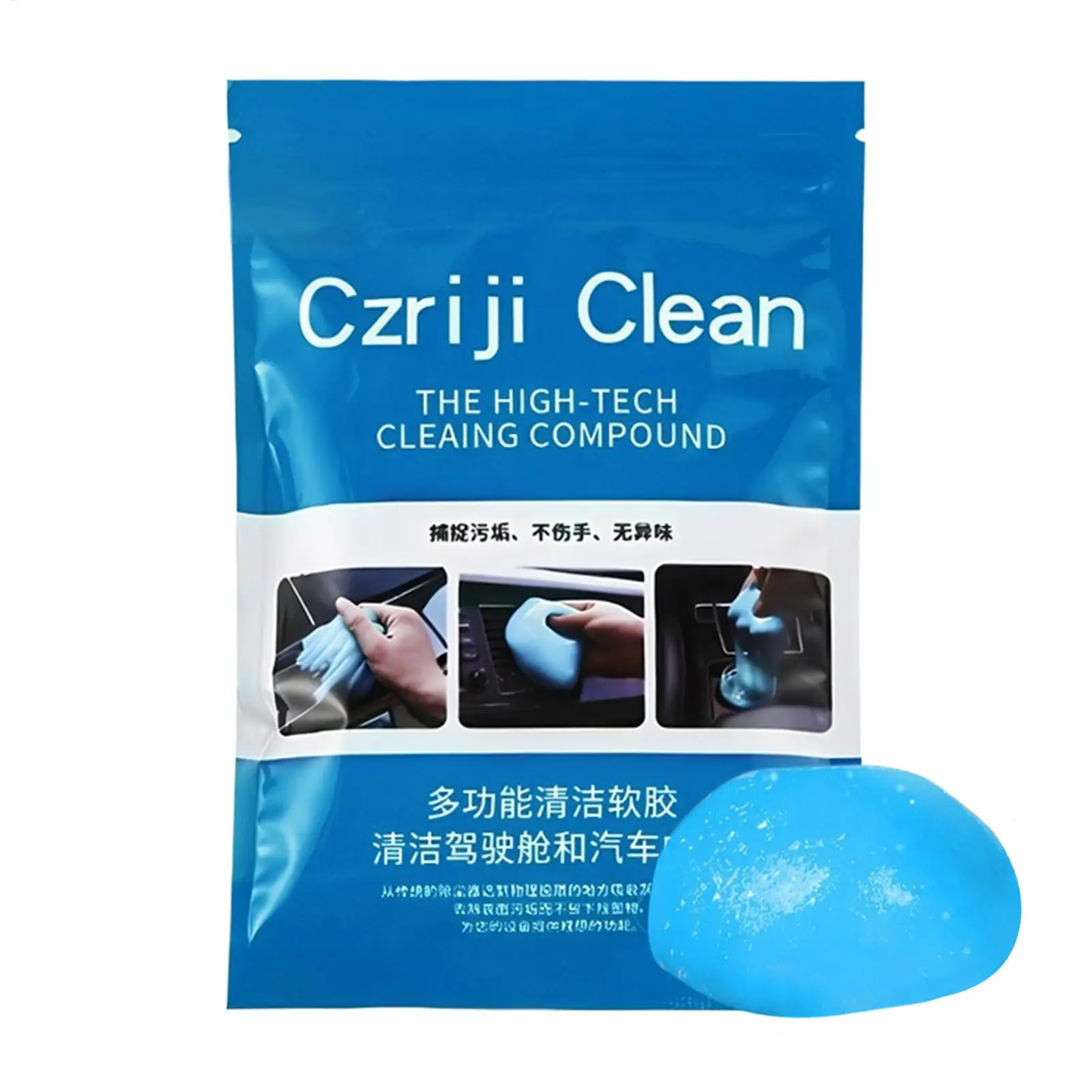 Auto Car Cleaning Pad Glue Powder Cleaner Magic Cleaner Dust Remover Gel Home Computer Keyboard Clean Tool Car Cleaning view 4