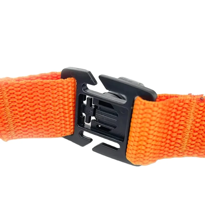 도매 오렌지 스쿠버 다이빙 랜야드 웨빙 밴드 퀵 릴리즈 버클 포함