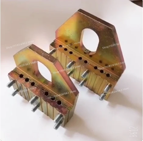 Elevator specific rope lifting device, tight rope clamping device, steel wire rope clamping plate, 6 slots, 8 slots
