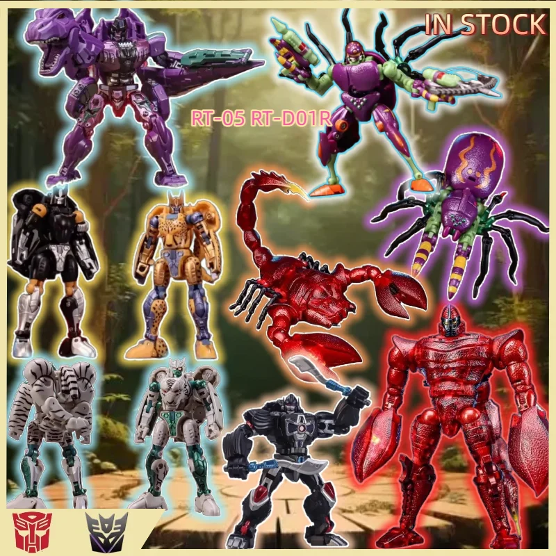 

В НАЛИЧИИ: Трансформируемые игрушки RT-D01R RTD01R Scorpion Essence, перекрашенная прозрачная версия, большая коллекционная модель для подарков.