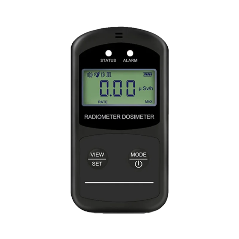 Mini Handheld Personal Use Geiger Counter Portable Radiation Dosimeter Tester With Cumulative Dose Alert Featuring Lead Material