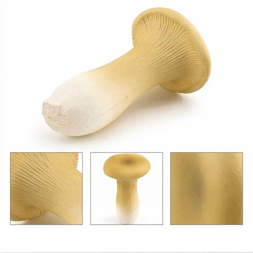 Vegetable Model Fungus Figurines Landscape Miniatures Artificial Simulation Mushroom Pleurotus Teaching Fungus Model