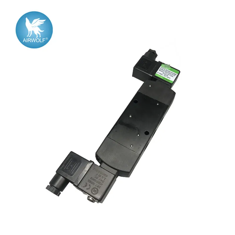 G551A018MS SPOOL VALVES SCG551A018MS 5/2 WAY air pilot bistable Double coil Thread type Solenoid valve