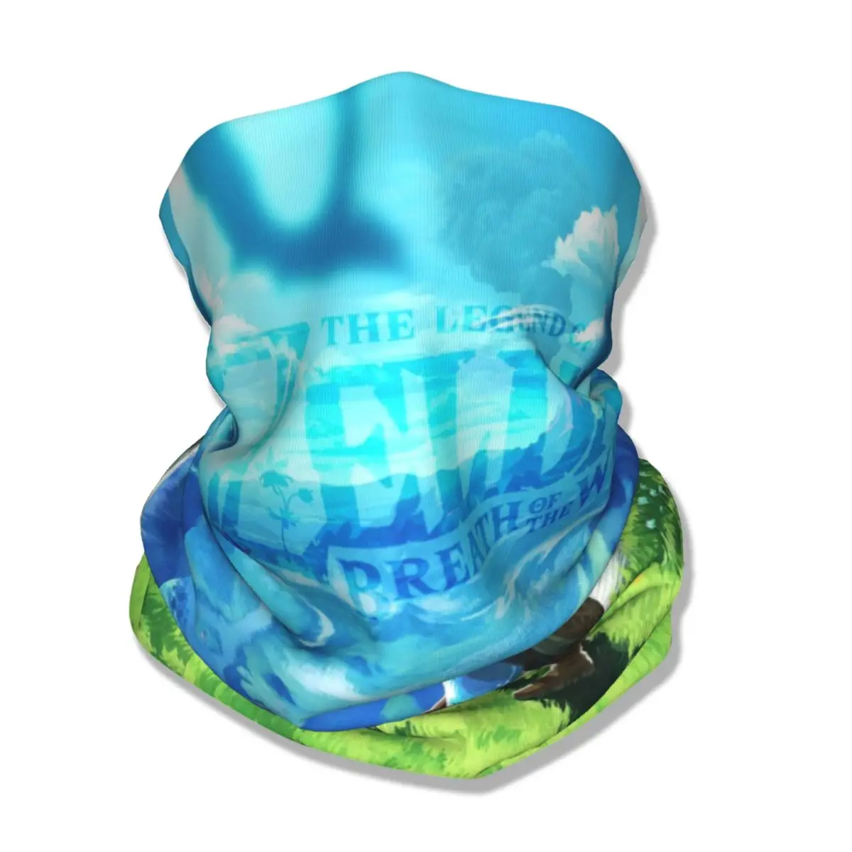 

Zeldas Bandana Neck Cover Printed Revali Mipha Wrap Scarf Multi-use Headband Outdoor Sports Unisex Adult Washable