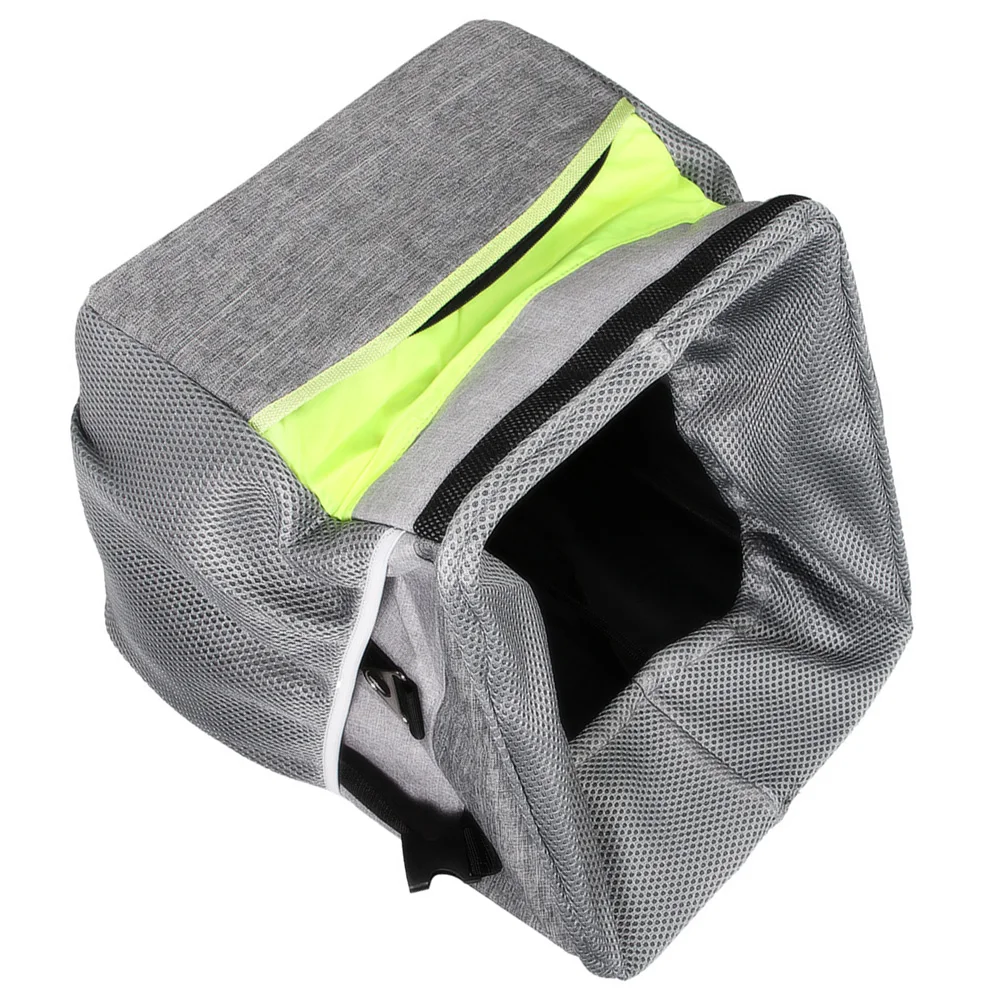 

1Pc Premium Material Pet Carrier Bike Basket Collapsible Design Adjustable Straps Spacious Comfortable Dog Bicycle Accessories