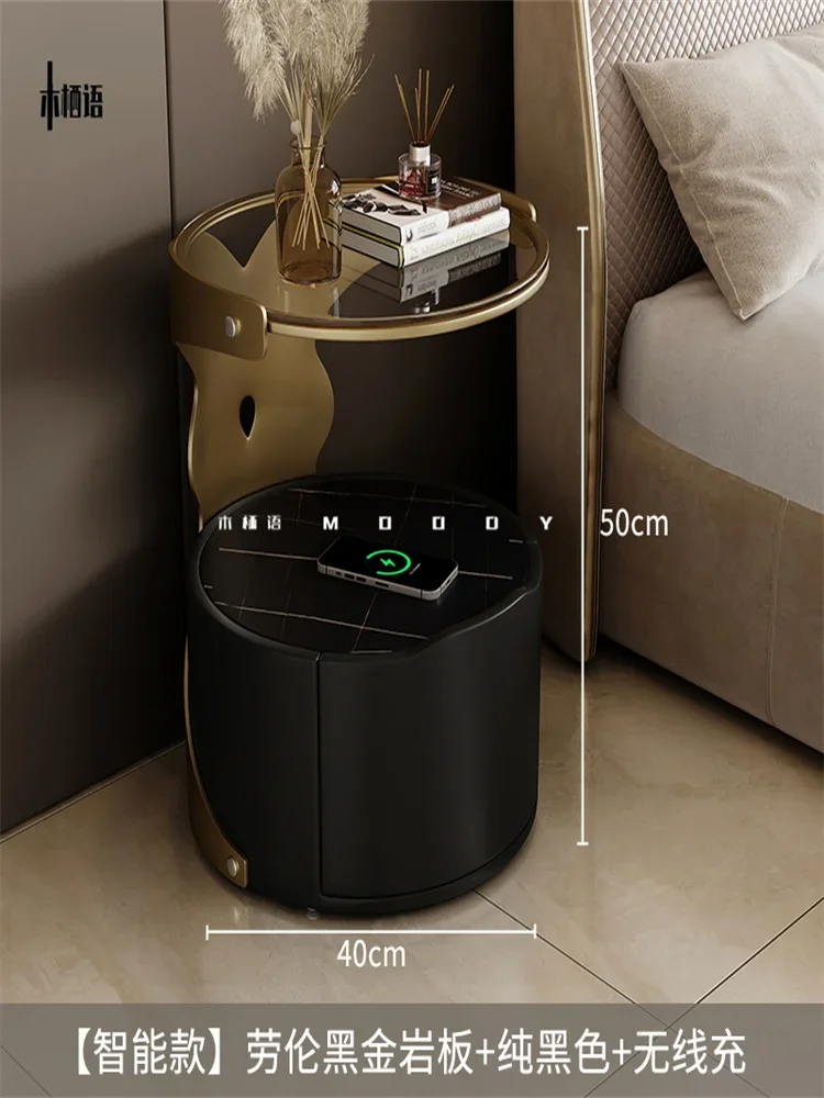 Art bedside table creative side few high-end light luxury living room bedroom bedside table